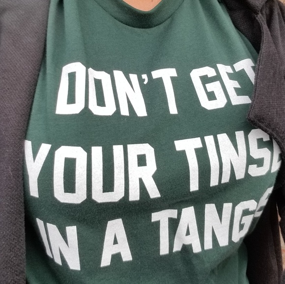 ▫️LAST CHANCE▫️Christmas Tee Tinsel In A Tangle - Picture 3 of 3